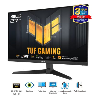 LCD Gaming Asus VG279Q3A 27'' FHD IPS 180Hz 1ms GSync FreeSync (HDMI, Display Port)