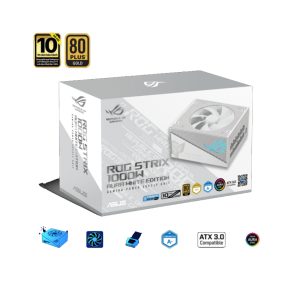 NGUỒN ASUS ROG STRIX 1000G AURA GAMING WHITE