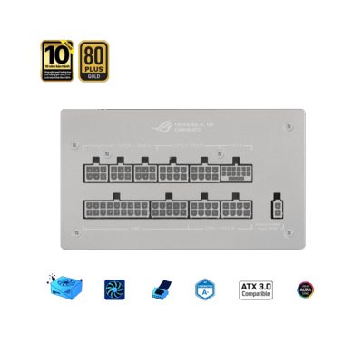 NGUỒN ASUS ROG STRIX 1000G AURA GAMING WHITE